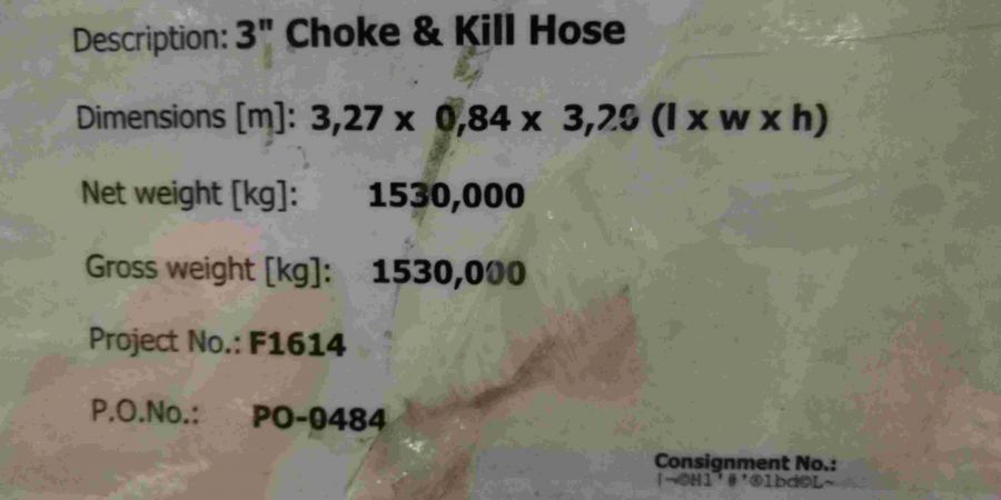 Choke & Kill Hoses