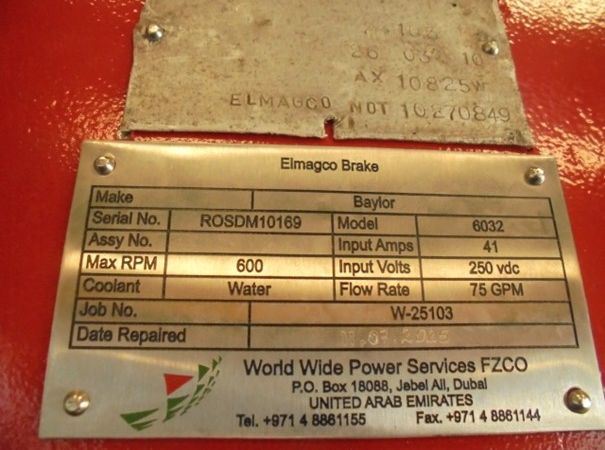 Baylor Brake 6032