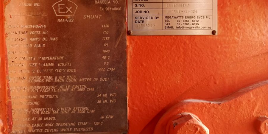 GE752 DC motor