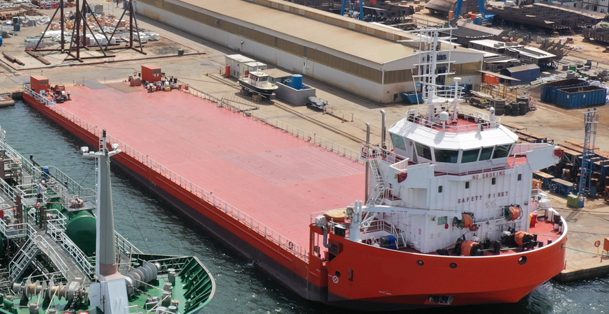 Self Propelled Pontoon Ship