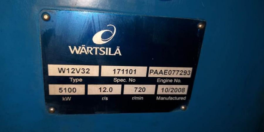 Wartsila W12V32 Generators